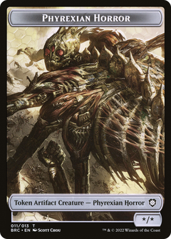 Phyrexian Horror (TBRC-011) - The Brothers' War Commander Tokens-1