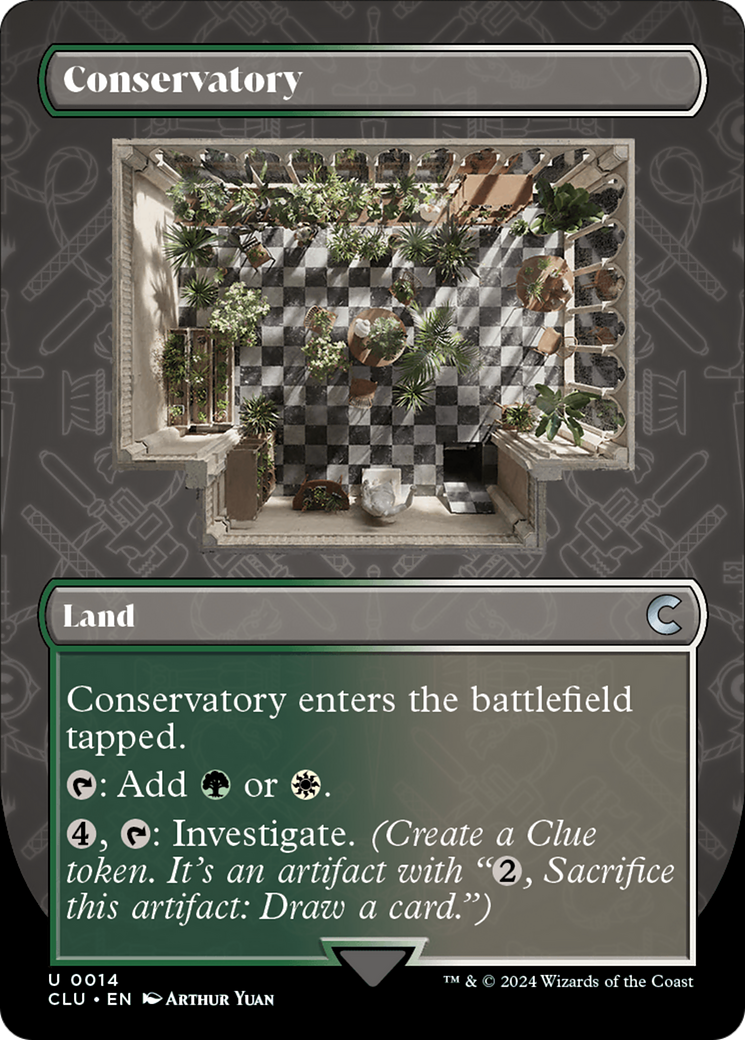 Conservatory (Borderless) [Ravnica: Clue Edition]-1