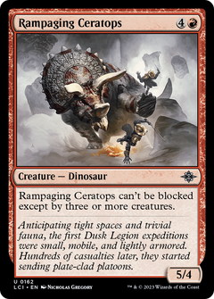 Rampaging Ceratops [The Lost Caverns of Ixalan]-1