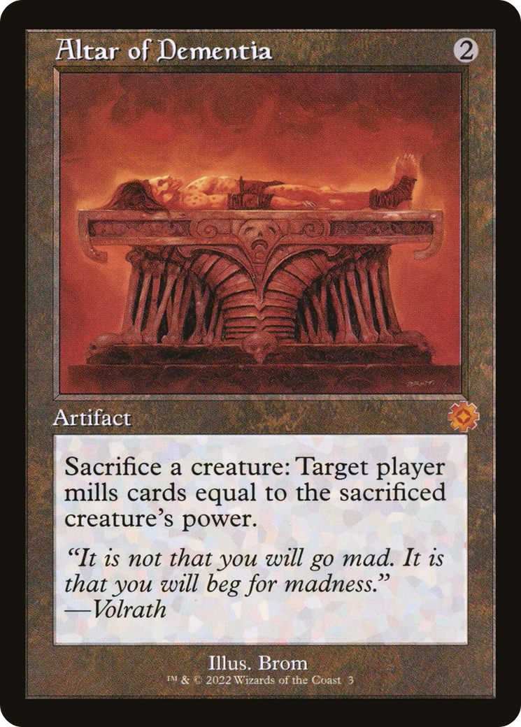 Altar of Dementia (Retro) [The Brothers' War Retro Artifacts]-1