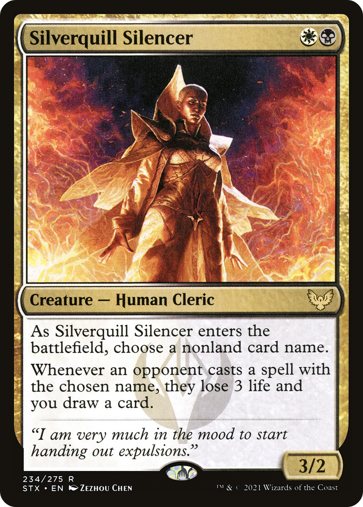 Silverquill Silencer [Strixhaven: School of Mages]-1