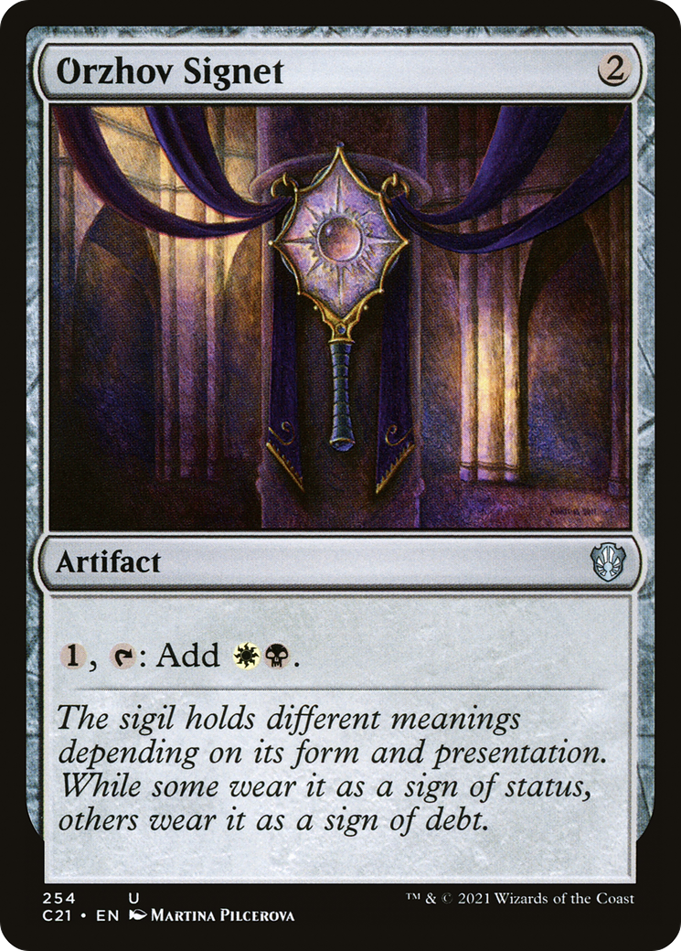 Orzhov Signet [Commander 2021]-1