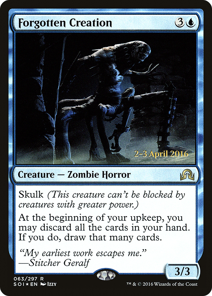 Forgotten Creation [Shadows over Innistrad Prerelease Promos]-1