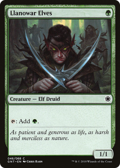 Llanowar Elves [Game Night 2018]-1