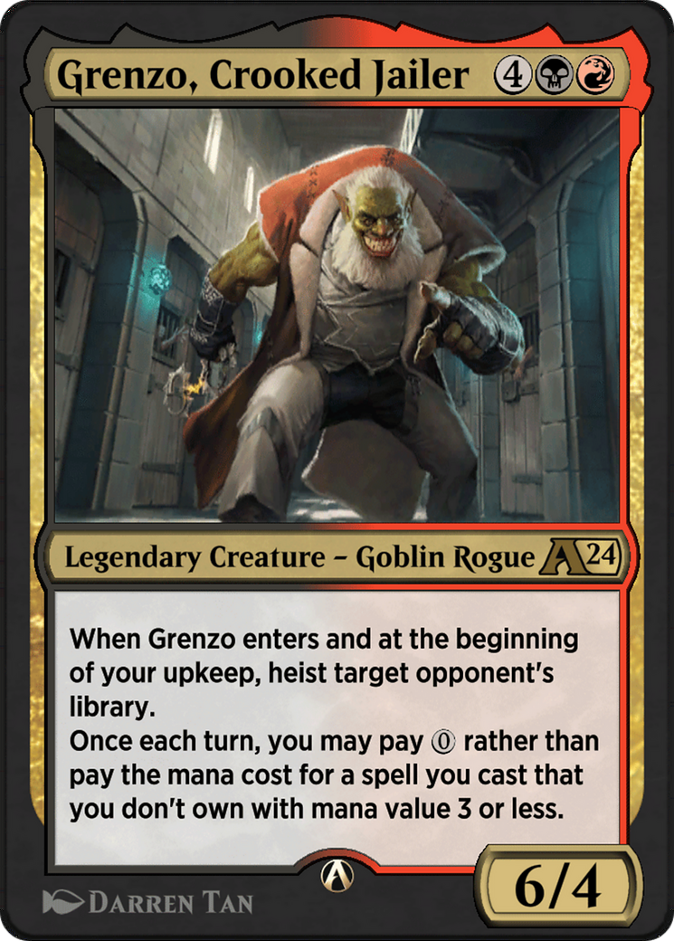 Grenzo, Crooked Jailer (YOTJ-022) - Alchemy: Outlaws of Thunder Junction-1