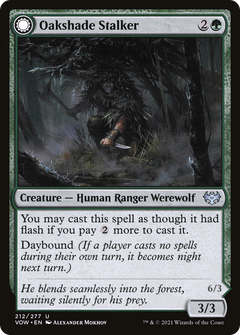 Oakshade Stalker // Moonlit Ambusher [Innistrad: Crimson Vow]-3