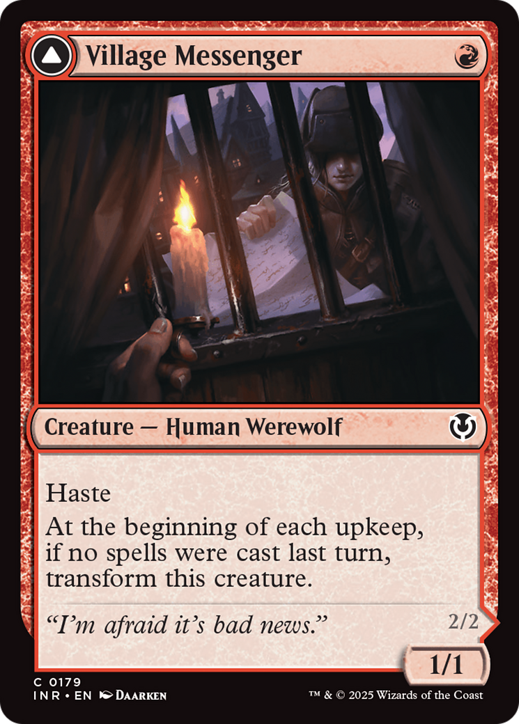 Village Messenger (INR-179) - Innistrad Remastered Foil-1
