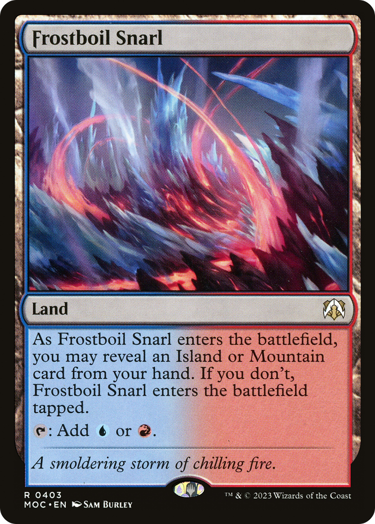 Frostboil Snarl [March of the Machine Commander]-1