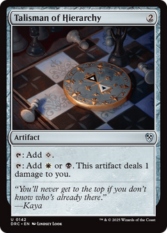 Talisman of Hierarchy [Aetherdrift Commander]-1
