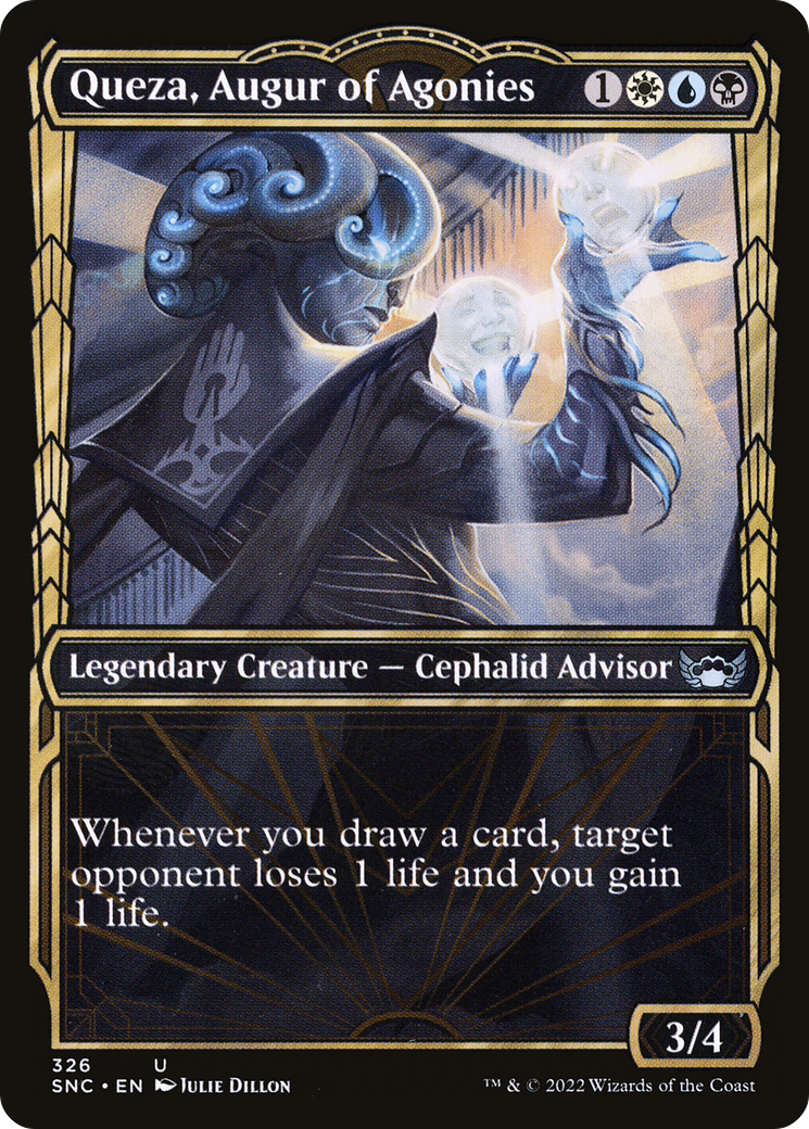 Queza, Augur of Agonies (Showcase Golden Age) [Streets of New Capenna]-1