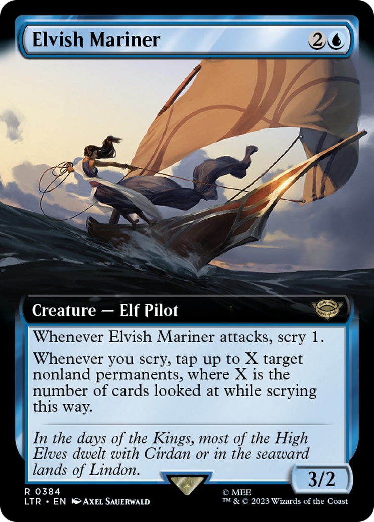 Elvish Mariner (Extended Art) [The Lord of the Rings: Tales of Middle-Earth]-1
