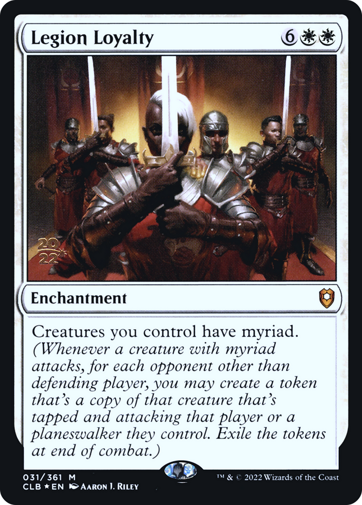 Legion Loyalty [Commander Legends: Battle for Baldur's Gate Prerelease Promos]-1