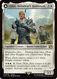 Dion, Bahamut's Dominant // Bahamut, Warden of Light [FINAL FANTASY]-3