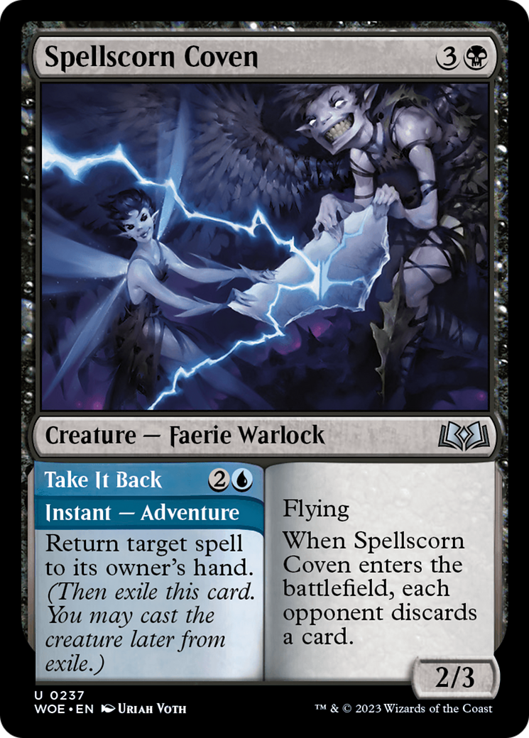 Spellscorn Coven // Take It Back [Wilds of Eldraine]-1