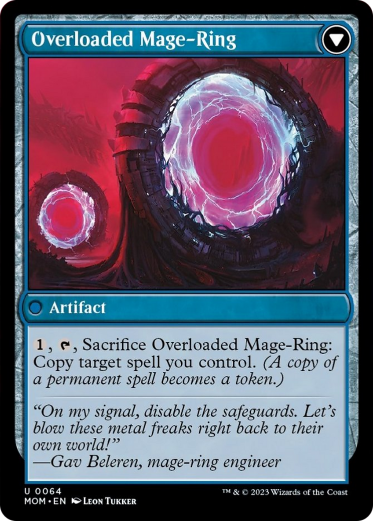Invasion of Vryn // Overloaded Mage-Ring [March of the Machine]-2