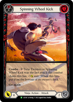 Spinning Wheel Kick (Red) [LGS141] (Promo)  Rainbow Foil-1