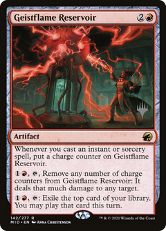 Geistflame Reservoir (Promo Pack) [Innistrad: Midnight Hunt Promos]-1