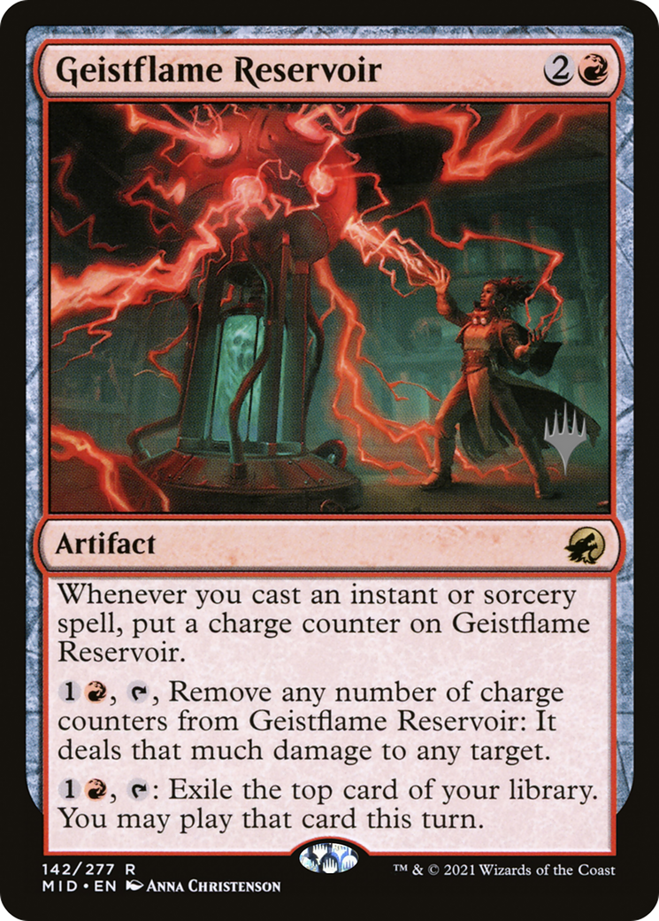 Geistflame Reservoir (Promo Pack) [Innistrad: Midnight Hunt Promos]-1