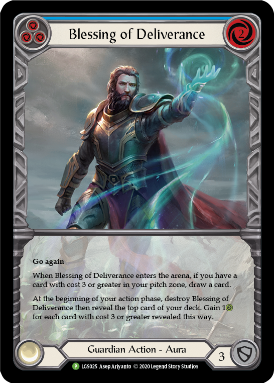 Blessing of Deliverance (Blue) [LGS025] (Promo)-1