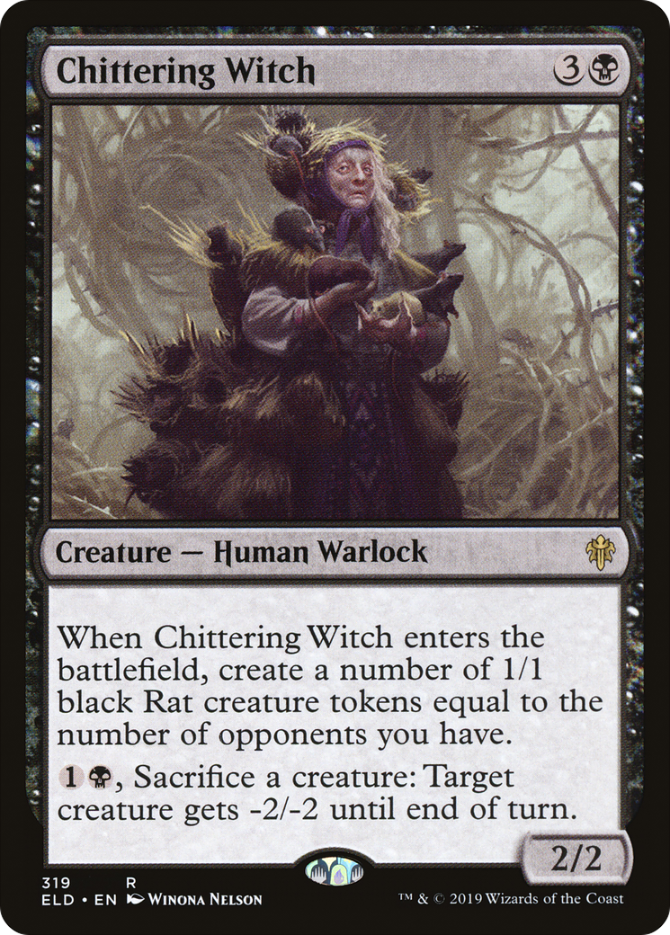 Chittering Witch [Throne of Eldraine]-1