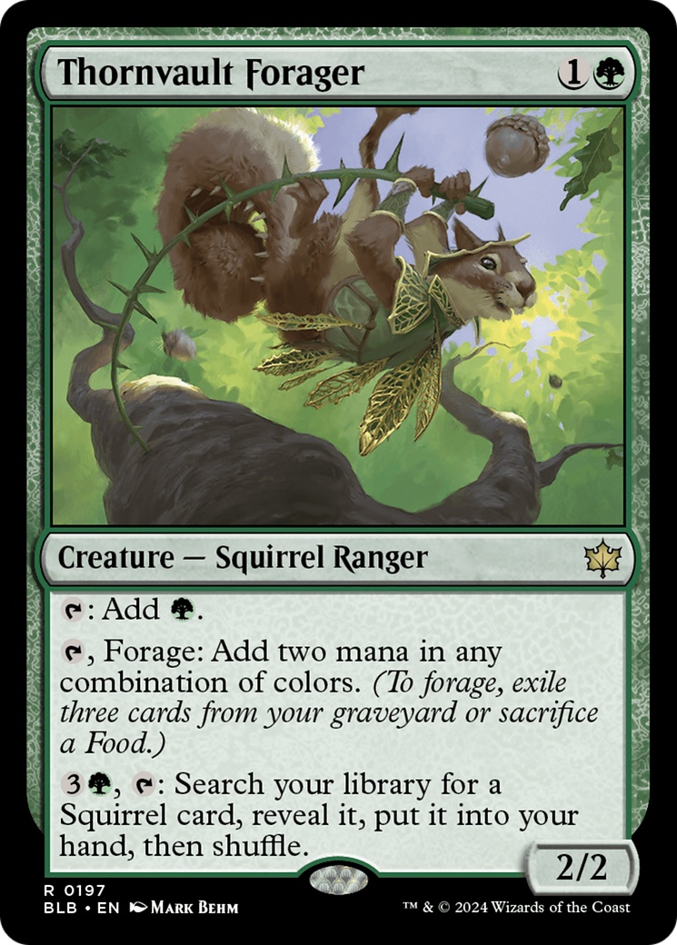 Thornvault Forager [Bloomburrow]-1
