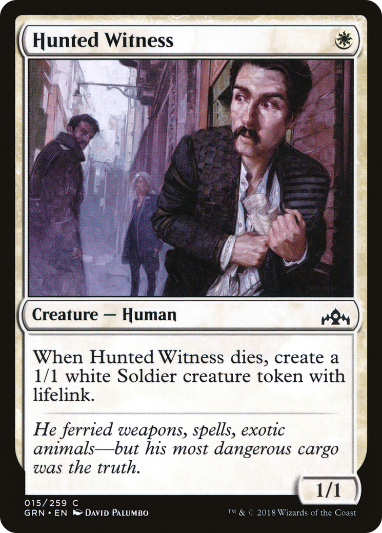 Hunted Witness [Guilds of Ravnica]-1