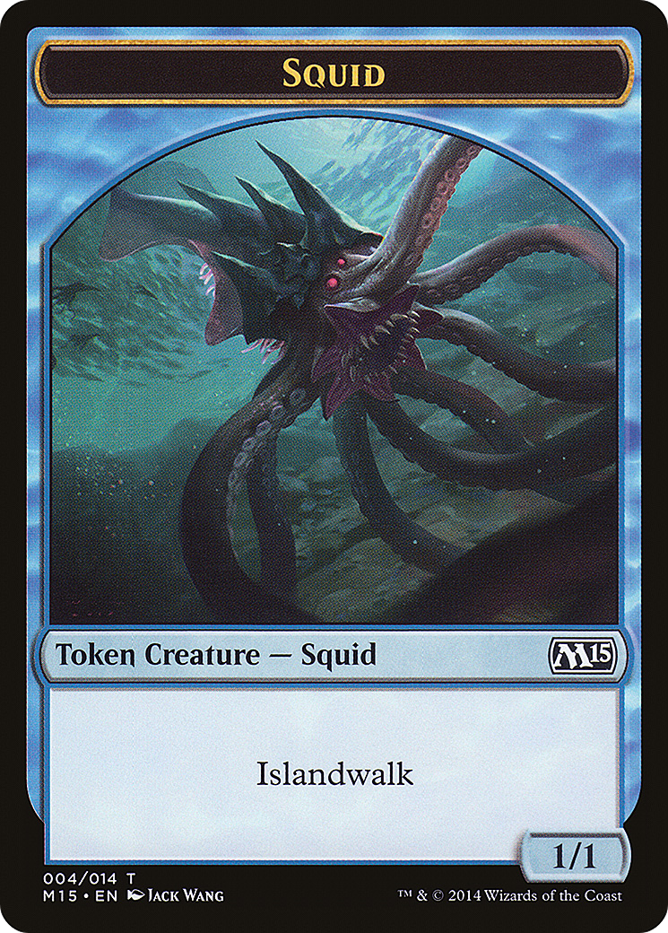Squid Token [Magic 2015 Tokens]-1