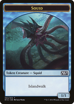 Squid Token [Magic 2015 Tokens]-1