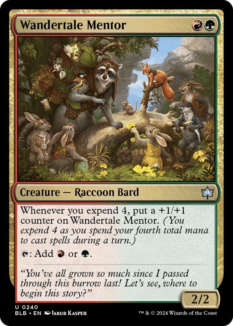 Wandertale Mentor (BLB-240) - Bloomburrow-1