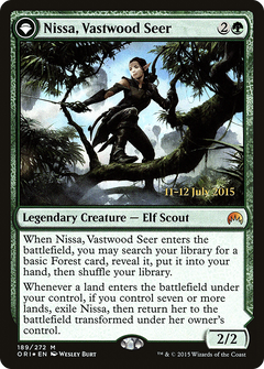 Nissa, Vastwood Seer // Nissa, Sage Animist [Magic Origins Prerelease Promos]-3