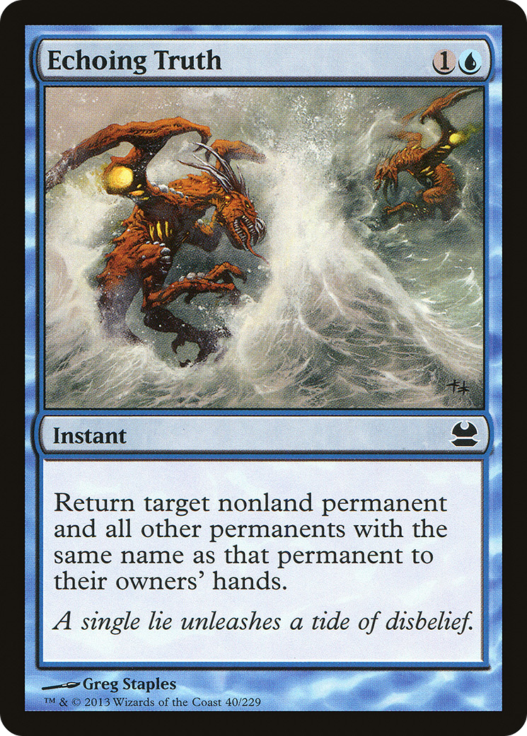Echoing Truth [Modern Masters]-1