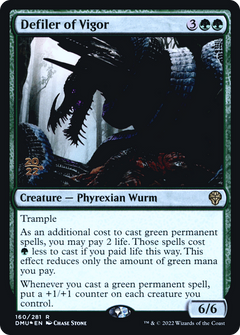 Defiler of Vigor [Dominaria United Prerelease Promos]-1
