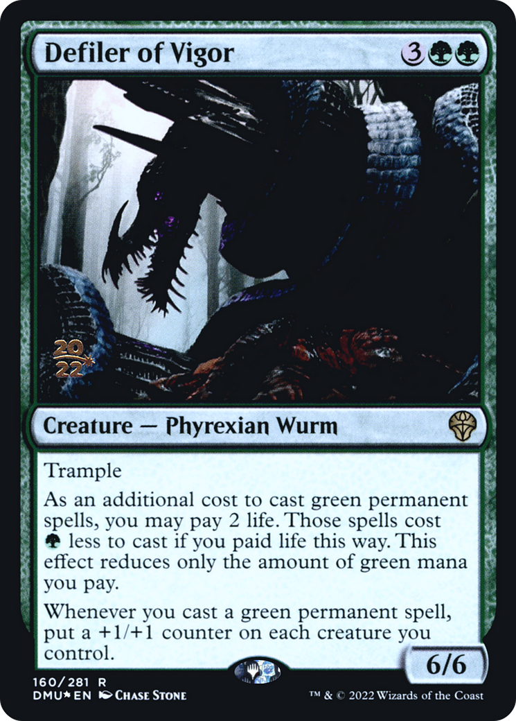 Defiler of Vigor [Dominaria United Prerelease Promos]-1