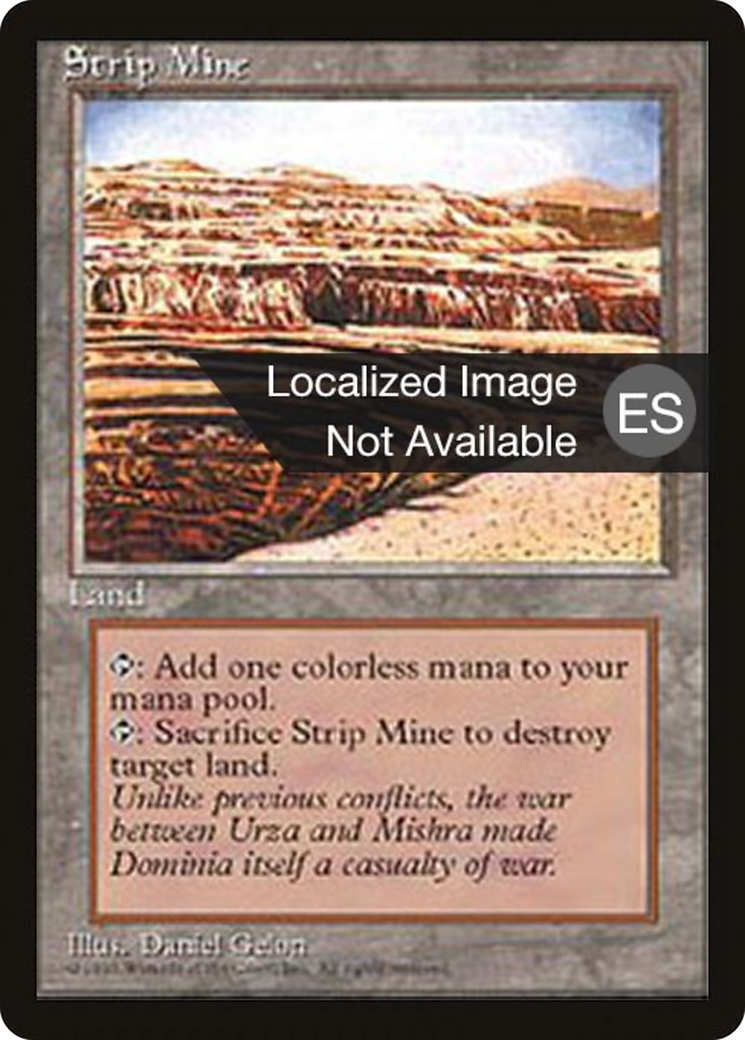 Strip Mine [Fourth Edition Foreign Black Border]-1