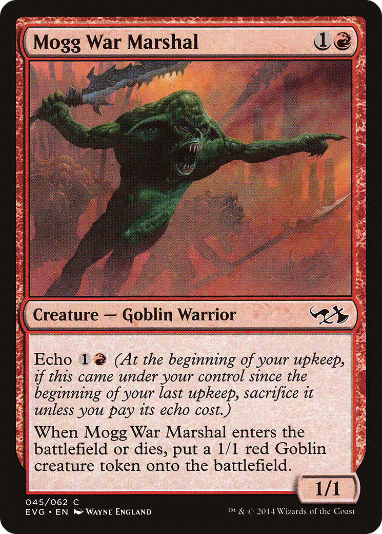 Mogg War Marshal (Elves vs. Goblins) [Duel Decks Anthology]-1