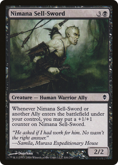 Nimana Sell-Sword [Zendikar]-1