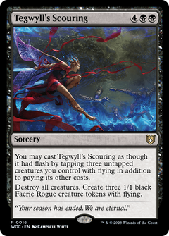 Tegwyll's Scouring [Wilds of Eldraine Commander]-1