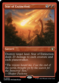 Star of Extinction (CMM-550) - Commander Masters Etched Foil-1
