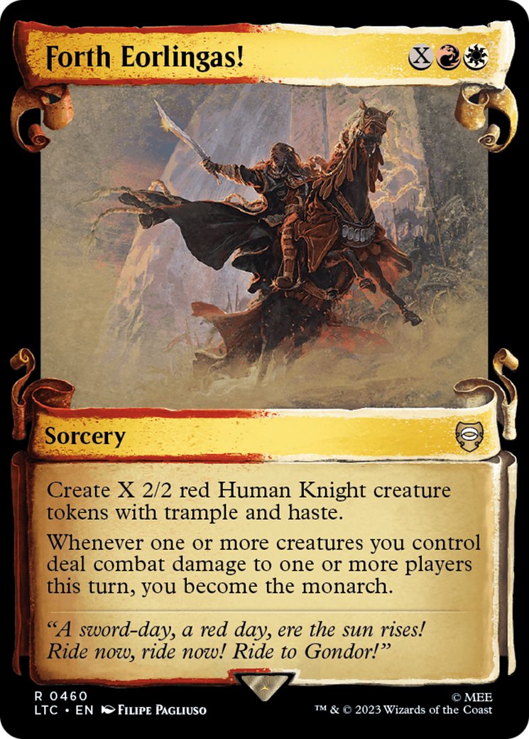 Forth Eorlingas! [The Lord of the Rings: Tales of Middle-Earth Commander Showcase Scrolls]-1