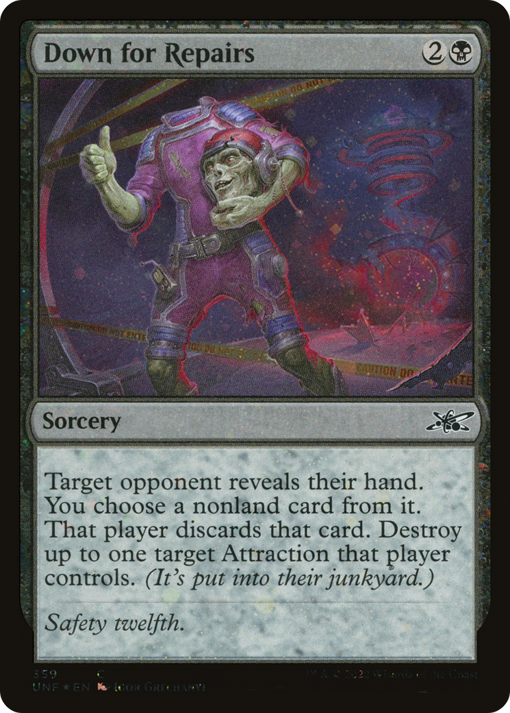 Down for Repairs (Galaxy Foil) [Unfinity]-1