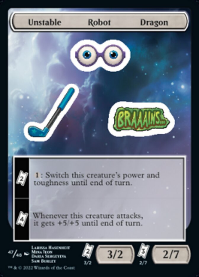 Unstable Robot Dragon [Unfinity Stickers]-1