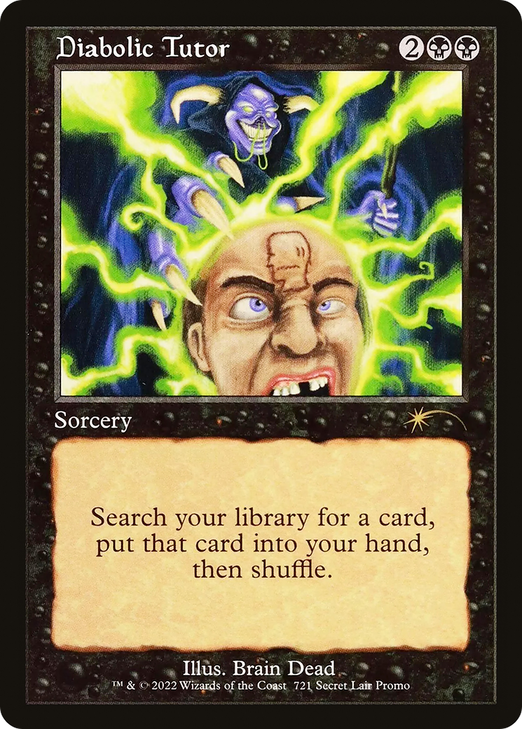 Diabolic Tutor (Retro) [Secret Lair Drop Promos]-1