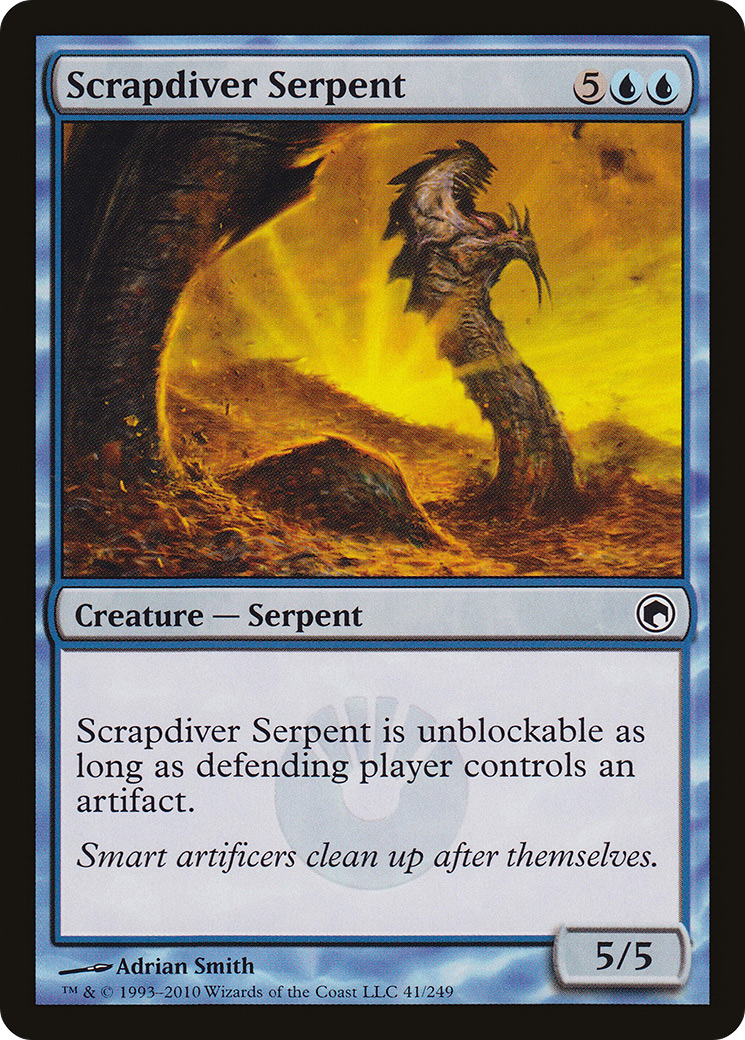 Scrapdiver Serpent [Scars of Mirrodin]-1