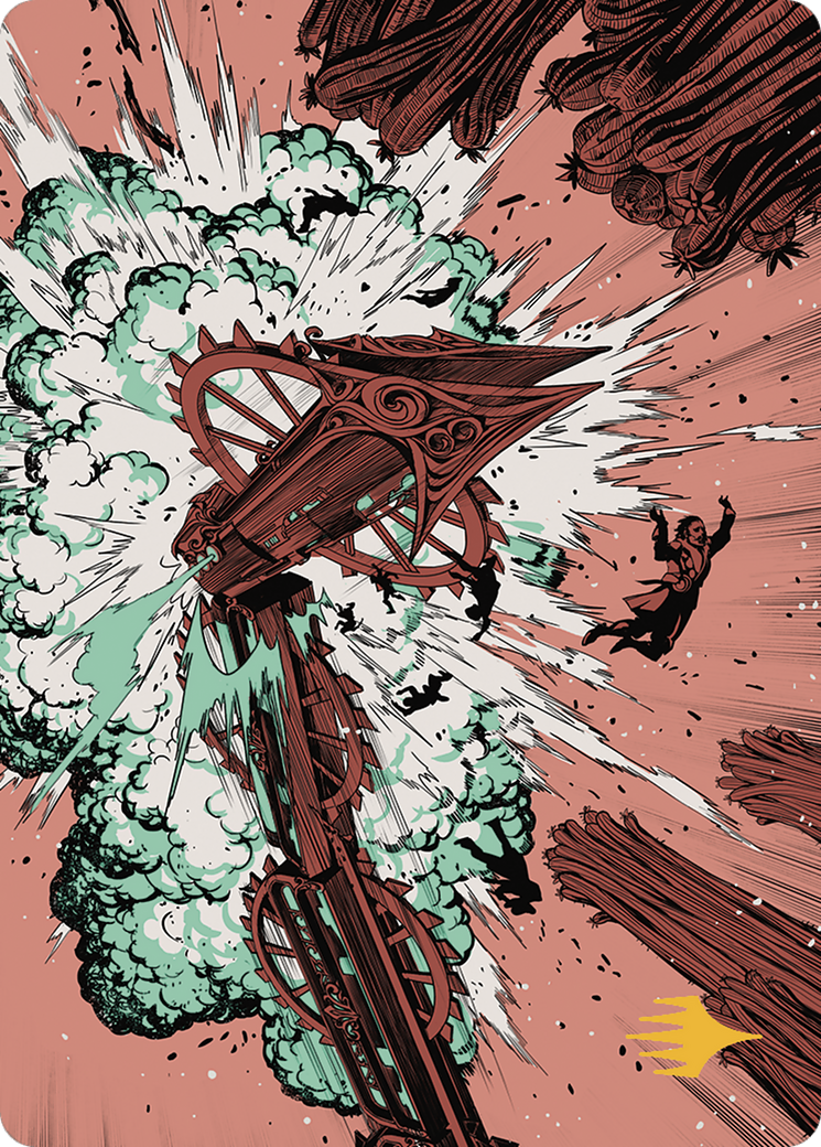 Decimate // Decimate (AOTJ-044) - Outlaws of Thunder Junction Art Series (Borderless) Foil-1