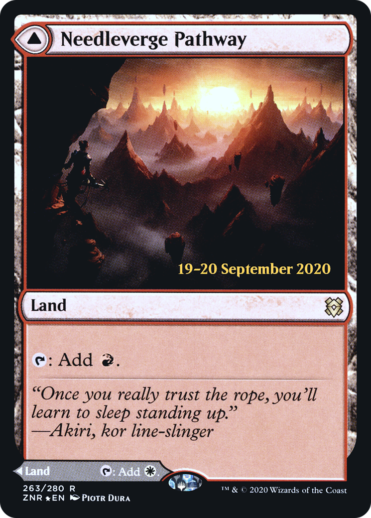 Needleverge Pathway // Pillarverge Pathway [Zendikar Rising Prerelease Promos]-3