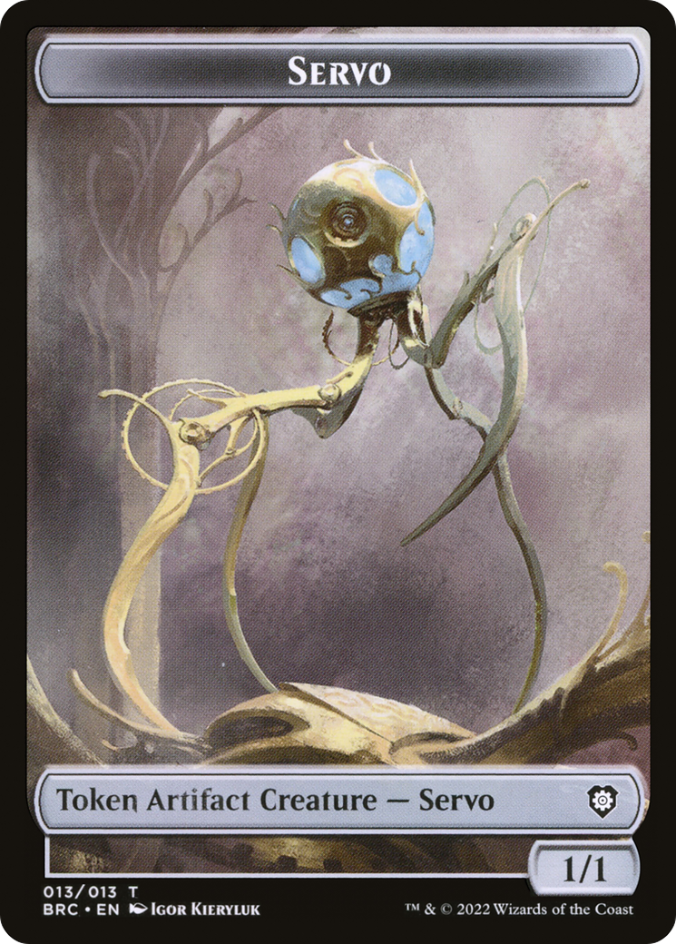 Servo (TBRC-013) - The Brothers' War Commander Tokens-1