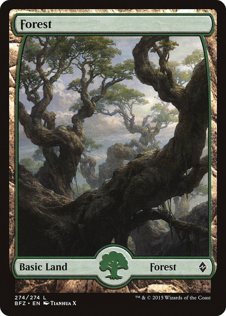Forest (274) (Full Art) [Battle for Zendikar]-1