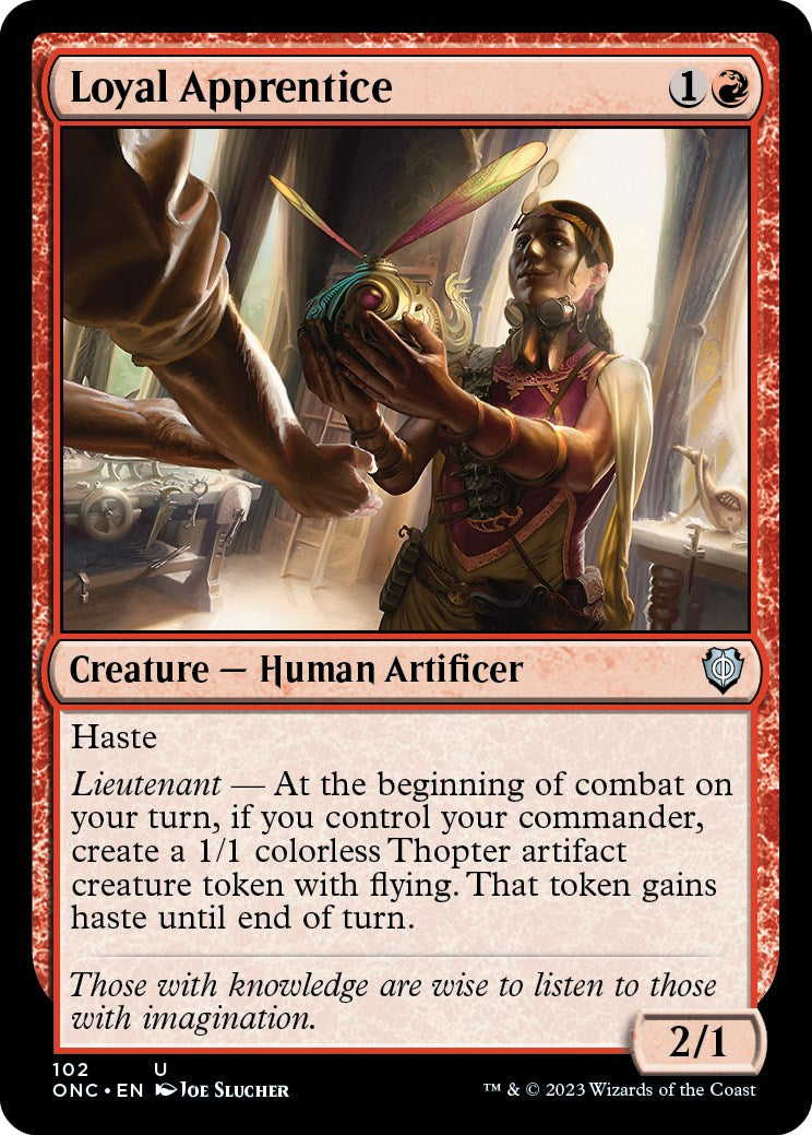 Loyal Apprentice [Phyrexia: All Will Be One Commander]-1