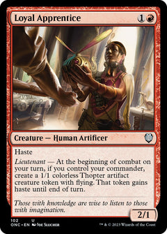 Loyal Apprentice [Phyrexia: All Will Be One Commander]-1
