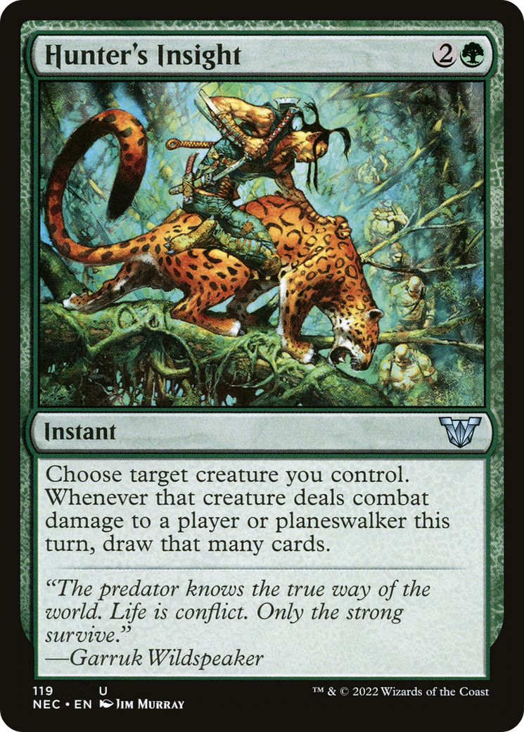 Hunter's Insight [Kamigawa: Neon Dynasty Commander]-1